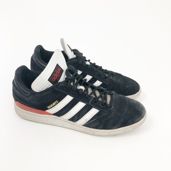 adidas busenitz black white red